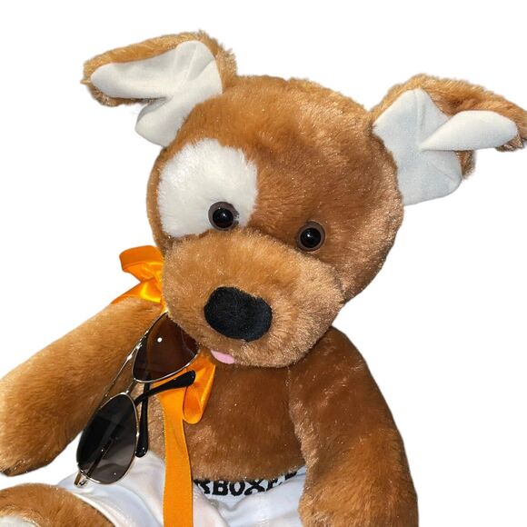 Build A Bear Boxer Plush Teddy Sunglasses Underwear Shorts Tongue Nursery Decor - Picture 5 of 11